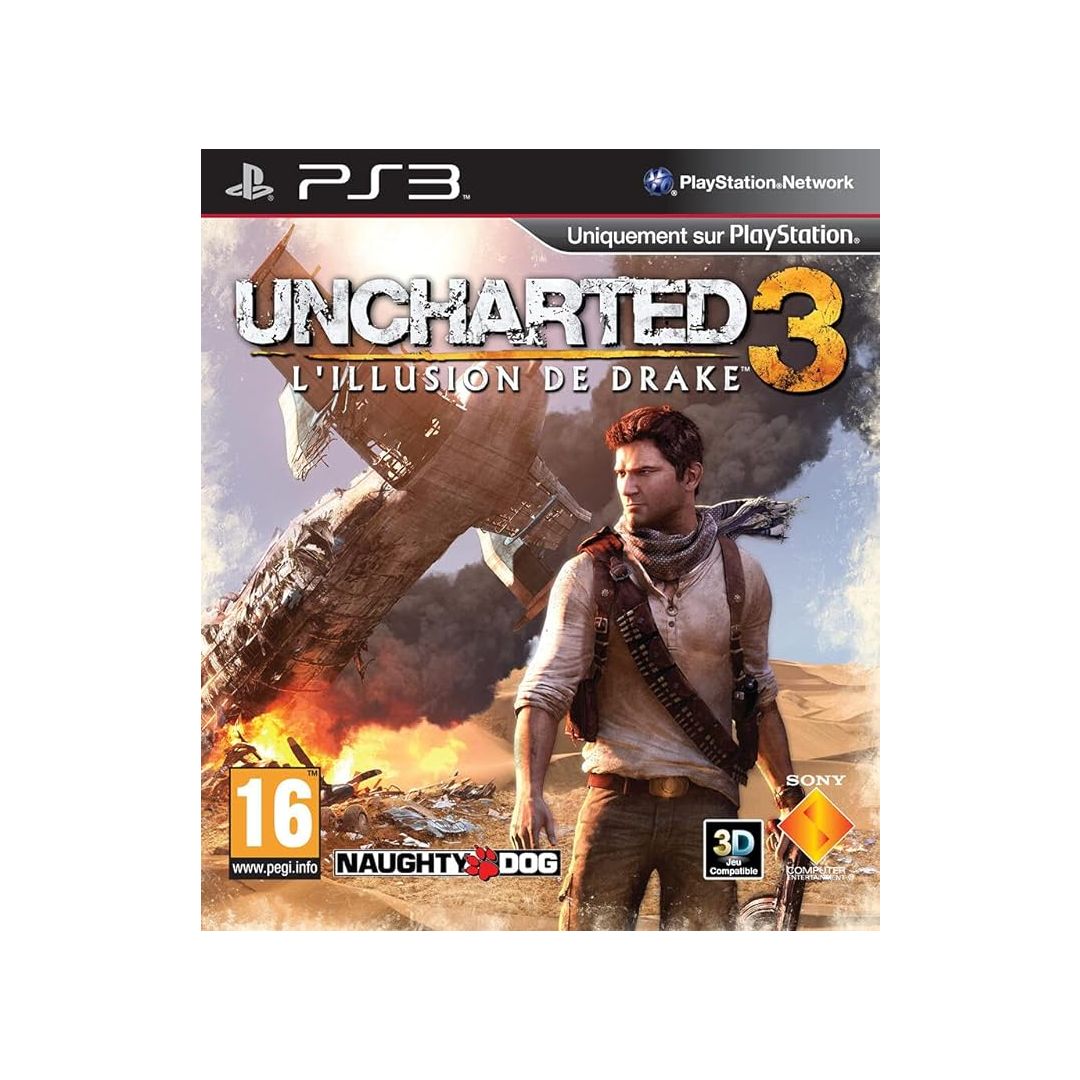 Uncharted 3 : L'Illusion De Drake GOTY - PS3 - Complet En Français - Très Bon état