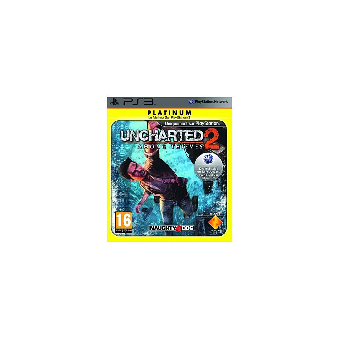 Uncharted 2: Among Thieves PS3 - Version Française - Complet - Très Bon état - Drake