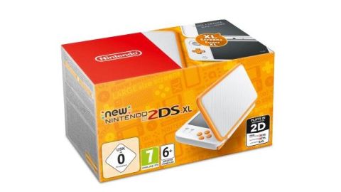 New Nintendo 2DS XL Blanc et Orange en boite - Console