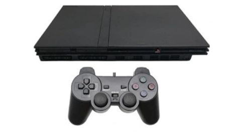 Console Sony Playstation 2 Slim noir + Manette générique Noir