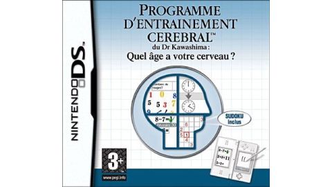 Brain Training - Programme d'Entraînement Cérébral du Professeur Kawashima - Quel âge a votre cerveau ? - DS