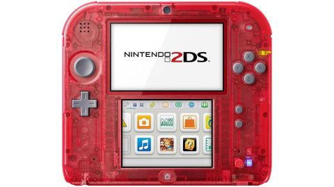 Console Nintendo 2DS Rouge Transparente