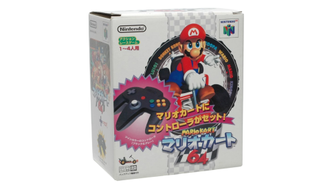 Pack Manette + Jeu Mario Kart 64 JAP - Nintendo 64