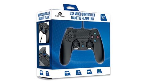 Manette Filaire Noire pour PS4 avec Câble 3M avec prise Jack