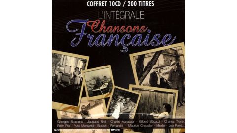 Coffret 10 CD L'Intégrale - Chansons Françaises - CD Audio