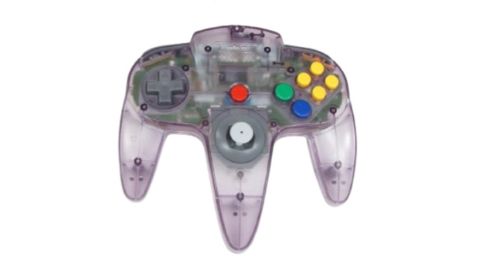 Manette Officielle Nintendo 64 Clear Purple