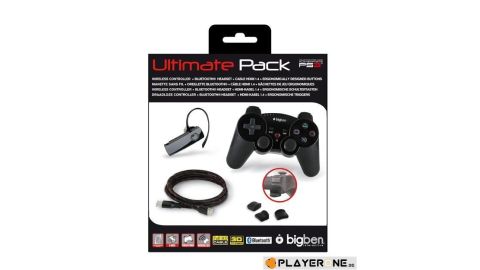 Manette Bluetooth PS3 + Hdmi + 4 Triggers + Oreillette Big Ben