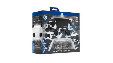 Manette Bluetooth LED Hall Effect White Camo - PS5