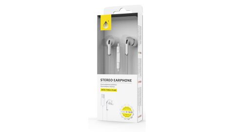 Ecouteur avec micro - C5146 -1,2m - Blanc