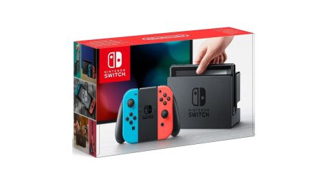 Console Nintendo Switch avec Joy-Con - Rouge néon/bleu néon