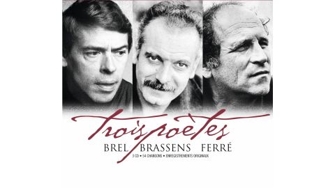 Trois Poetes - Brel - Brassens - Ferré - CD Audio