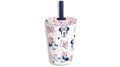Disney - Mug thermique Inox 360 ml avec paille en silicone - Minnie
