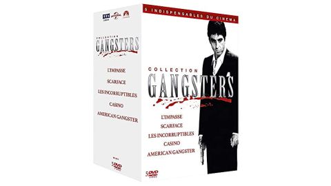 Collection Gangsters : Les Incorruptibles + Scarface + American Gangsters + L'impasse + Casino - DVD