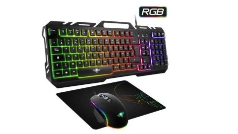 Pack Gaming Clavier + Souris + Tapis de souris Spirit Of Gamer PRO-MK5