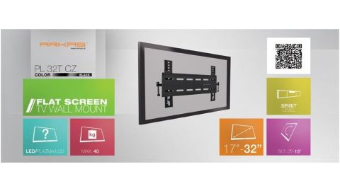 Support Mural TV 17" - 32" 40Kg