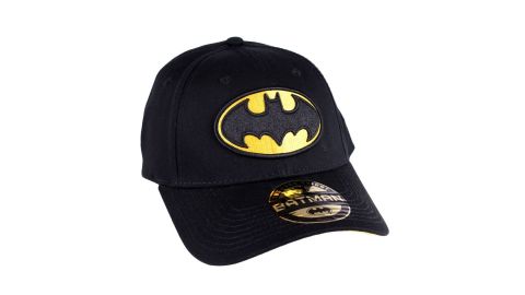 Casquette Batman Noire Logo jaune baseball
