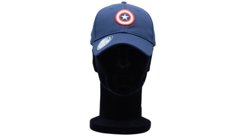 Casquette Captain America marine logo brodé 3D