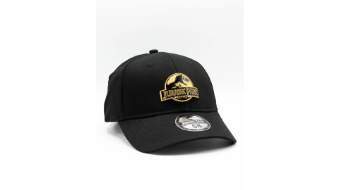 Casquette Jurassic Park noire logo métallique
