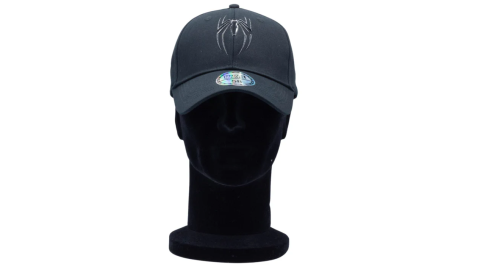 Casquette Noire Spiderman Logo 3D