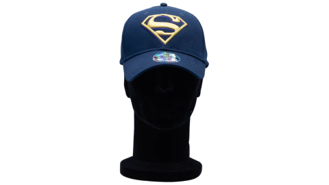 Casquette Superman DC Comics marine logo gold