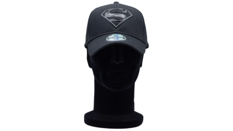 Casquette Superman DC Comics noir logo 3D brillant