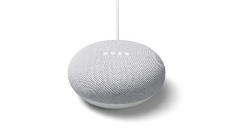Google Nest Mini Assistant vocal Galet