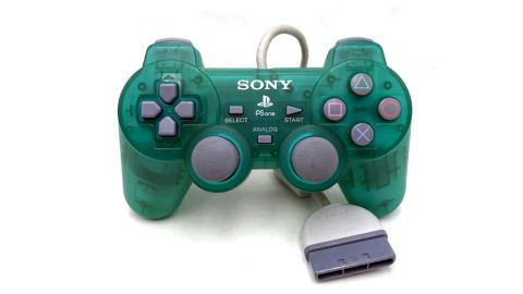 Manette DualShock Playstation 1 Emerald Green (SCPH-110)