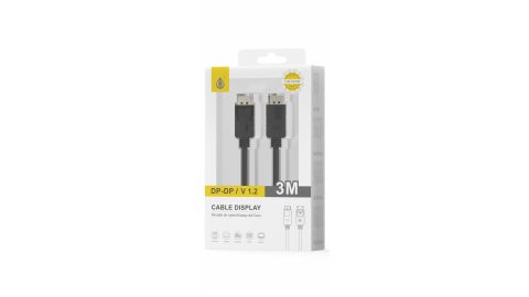 Câble DisplayPort 3M 4K 60Hz - Noir