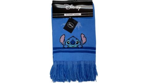 Echarpe Stitch Disney bleue à franges