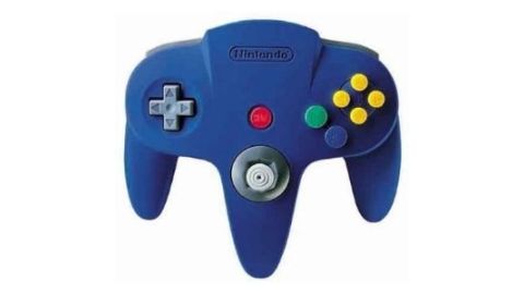 Manette Nintendo 64 bleu