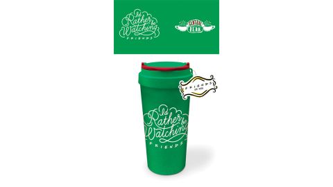 Mug de Voyage Eco Friends vert Id Rather be Watching Friends