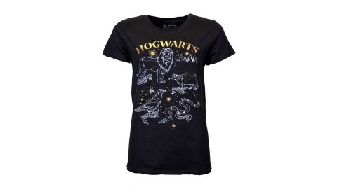 T-shirt Harry Potter femme Hogwarts animaux blasons