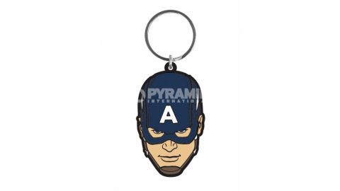 Porte-clés Caoutchouc Bleu Avengers Captain America