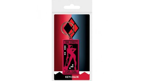 Porte-clés Harley Quinn Retro I am Crazy