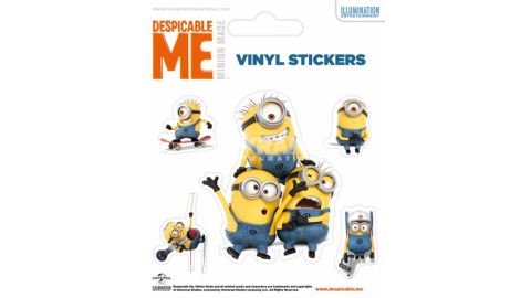 Pack de 5 Stickers Minion Stuart et ses Amis Moi Moche et Mechant