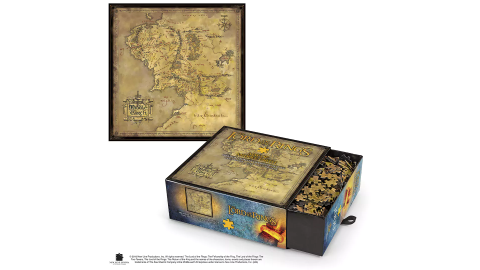 Puzzle Le seigneur des Anneaux Carte de la Terre du Milieu 1000 pièces