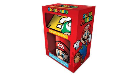Set Super Mario Mug sous verre et porte-clés