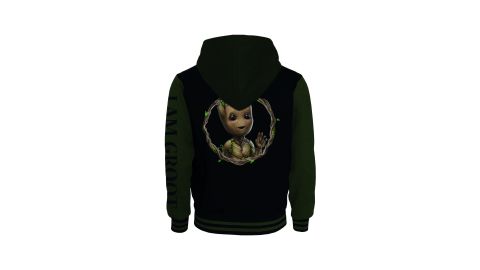 Sweat Teddy Baby Groot kaki et noir