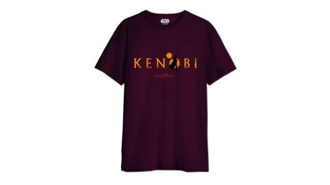 T-Shirt Star Wars Kenobi bordeaux