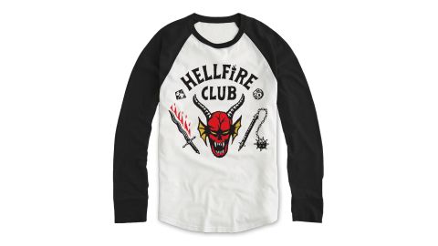 T-shirt Stranger Things Hellfire Club manches longues