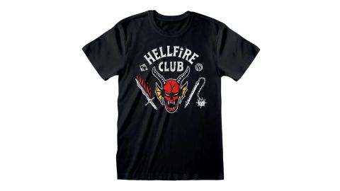 T-shirt Stranger Things Hellfire Club noir