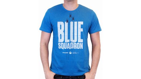 Tee-Shirt Bleu Blue Squadron Star Wars