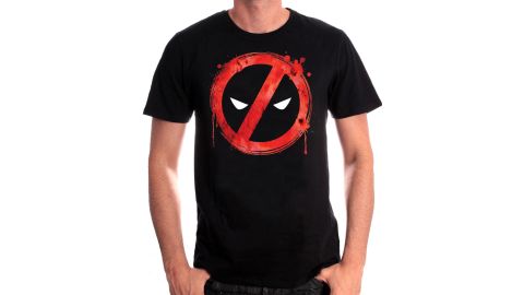Tee-Shirt Forbiden Splash Head Deadpool