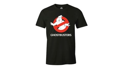 Tee-Shirt Ghostbusters noir Logo classique