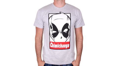 Tee-Shirt homme gris Chimichanga Deadpool