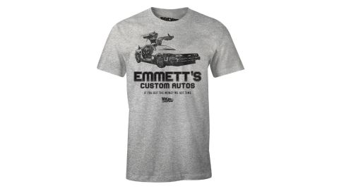 Tee-Shirt Retour vers le futur gris Emmett's