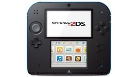 Console Nintendo 2DS Noire et bleue + Mario Kart 7 Préinstallé
