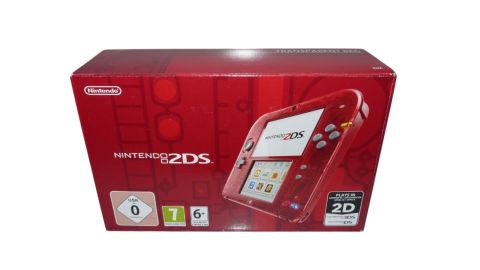 Console Nintendo 2DS Rouge Transparent