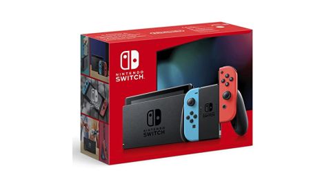 Console Nintendo Switch V2 avec Joy-Con bleu néon et rouge néon