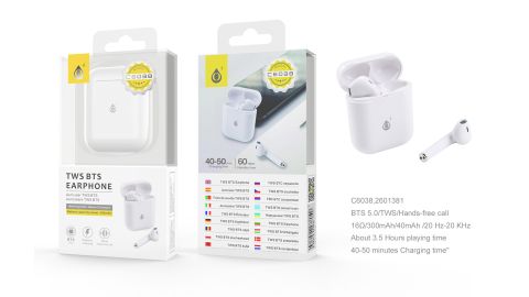 Ecouteurs bluetooth TWS C6038